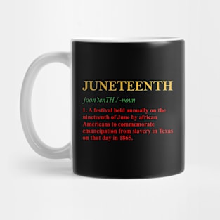 Juneteenth Definition Mug